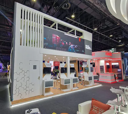 Exhibition stand project delivered at a major Dubai venue